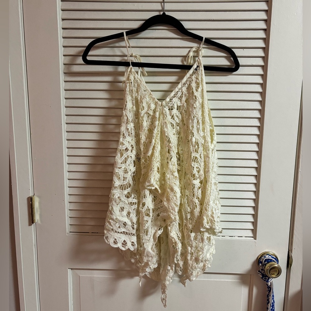 Free People Crochet Tank Top size M/L